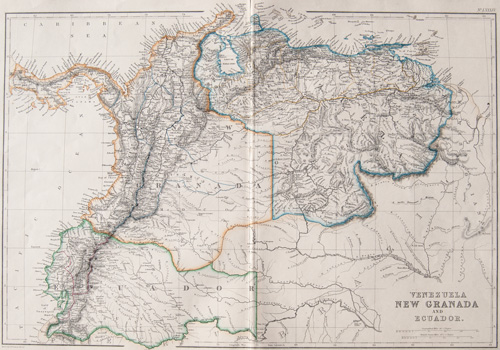 Venezuela, New Granada and Ecuador 1860